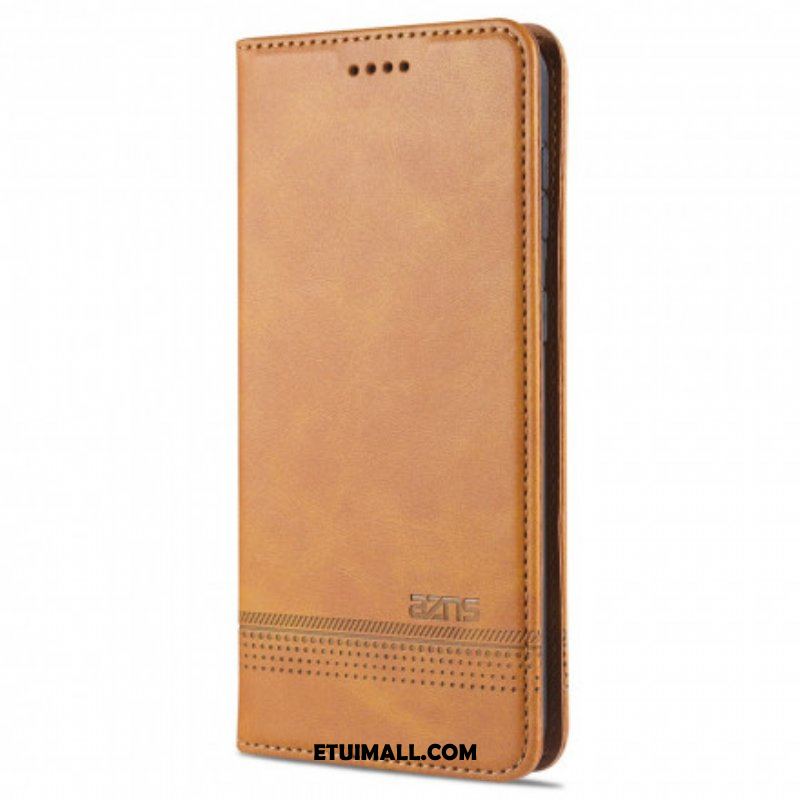 Etui Na Telefon do Samsung Galaxy S21 5G Etui Folio Stylizacja Skóry Azns