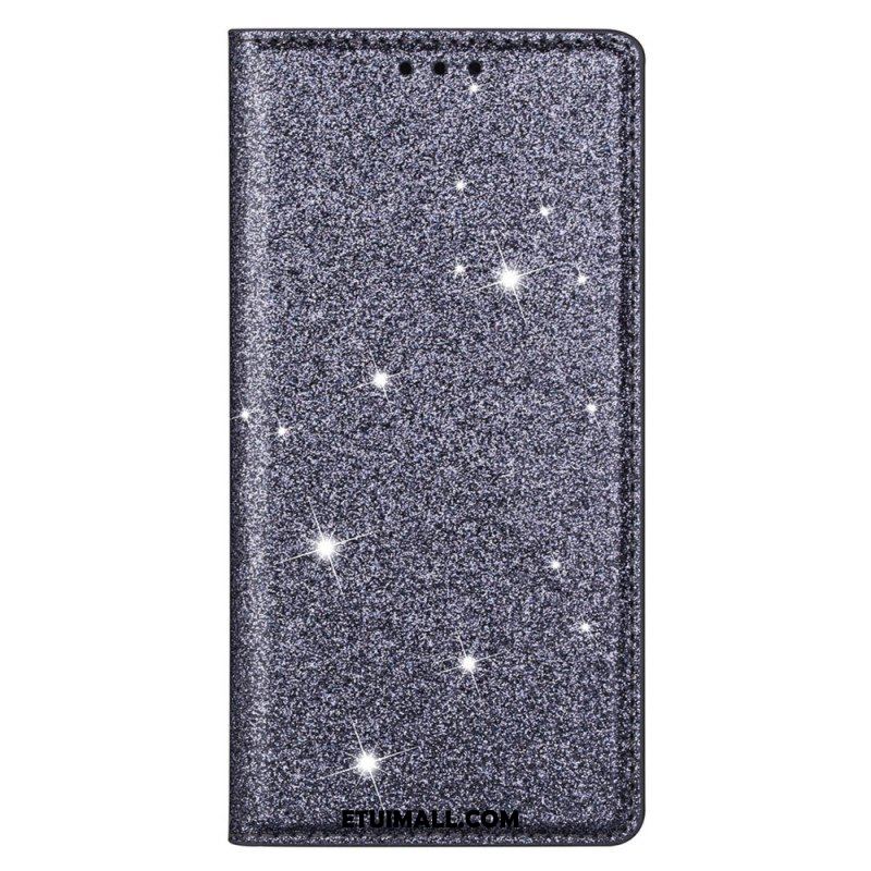 Etui Na Telefon do Samsung Galaxy S22 5G Etui Folio Cekinowy Styl