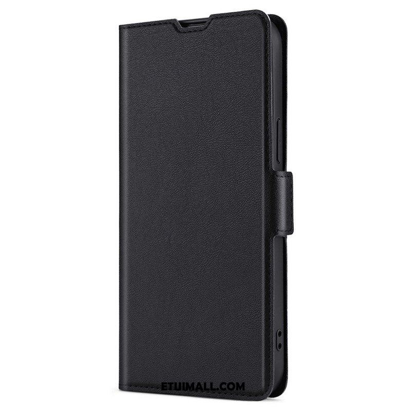 Etui Na Telefon do Samsung Galaxy S22 Ultra 5G Etui Folio Klasyczna Sztuczna Skóra