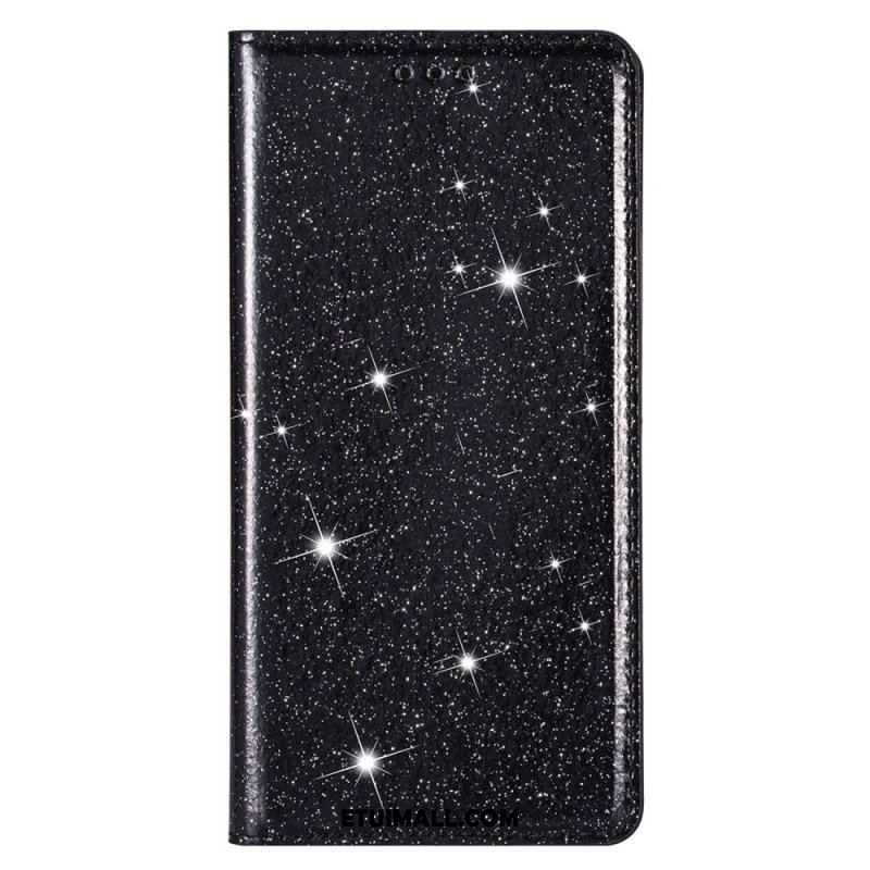 Etui Na Telefon do Samsung Galaxy S23 5G Etui Folio Cekinowy Styl