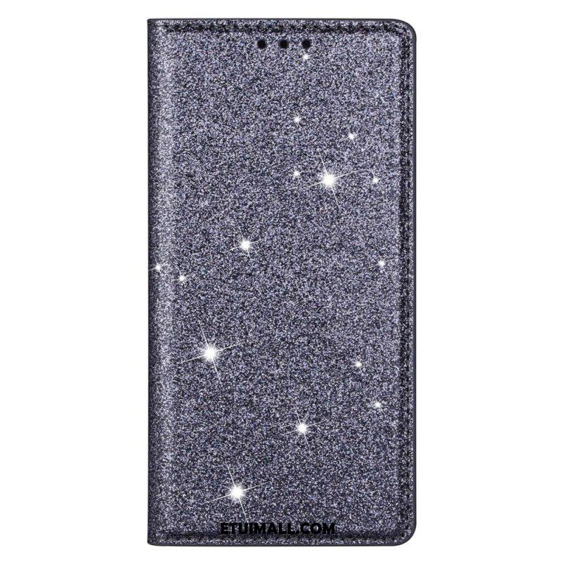 Etui Na Telefon do Samsung Galaxy S23 5G Etui Folio Cekinowy Styl