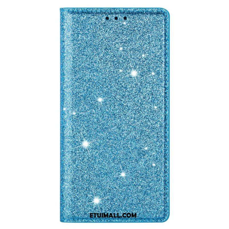 Etui Na Telefon do Samsung Galaxy S23 5G Etui Folio Cekinowy Styl