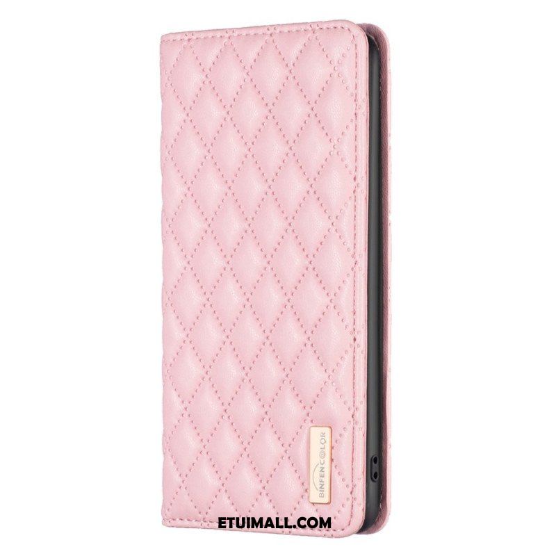 Etui Na Telefon do Samsung Galaxy S23 5G Etui Folio Pikowany Binfen Kolor