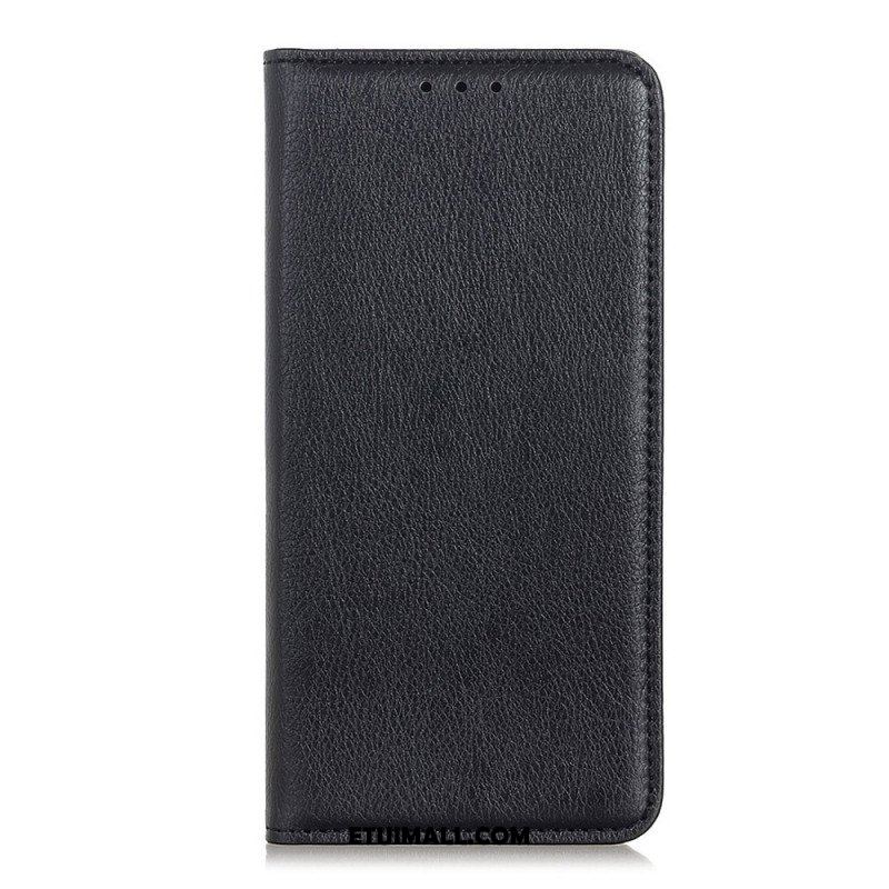 Etui Na Telefon do Samsung Galaxy S23 5G Etui Folio Skóra Dwoinowa Liczi