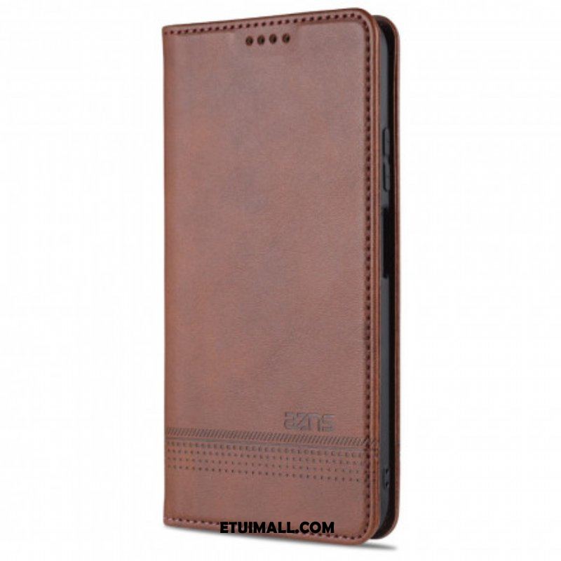 Etui Na Telefon do Xiaomi Redmi Note 10 / 10S Etui Folio Stylizacja Skóry Azns