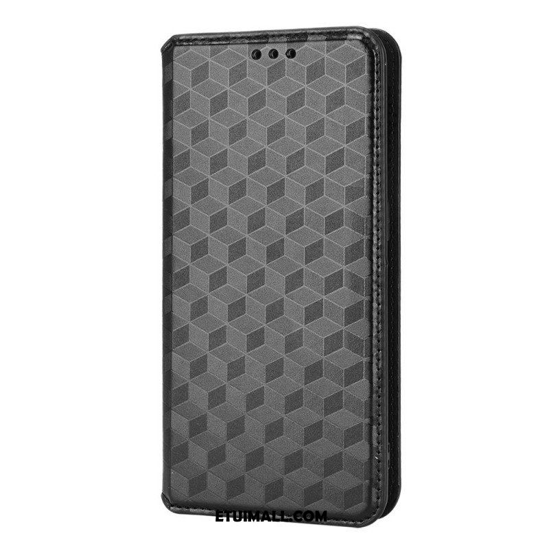 Etui Na Telefon do Xiaomi Redmi Note 11 / 11S Etui Folio Efekt Diamentowej Skóry 3d