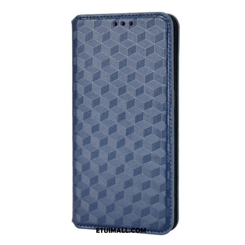 Etui Na Telefon do Xiaomi Redmi Note 11 / 11S Etui Folio Efekt Diamentowej Skóry 3d