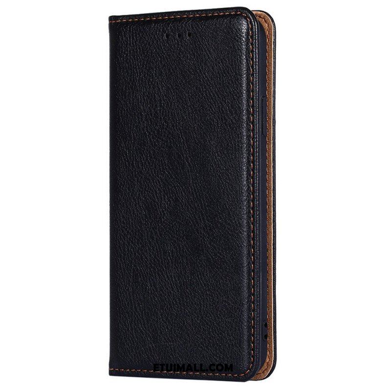 Etui Na Telefon do Xiaomi Redmi Note 11 Pro / 11 Pro 5G Etui Folio Przeszycia Ze Sztucznej Skóry