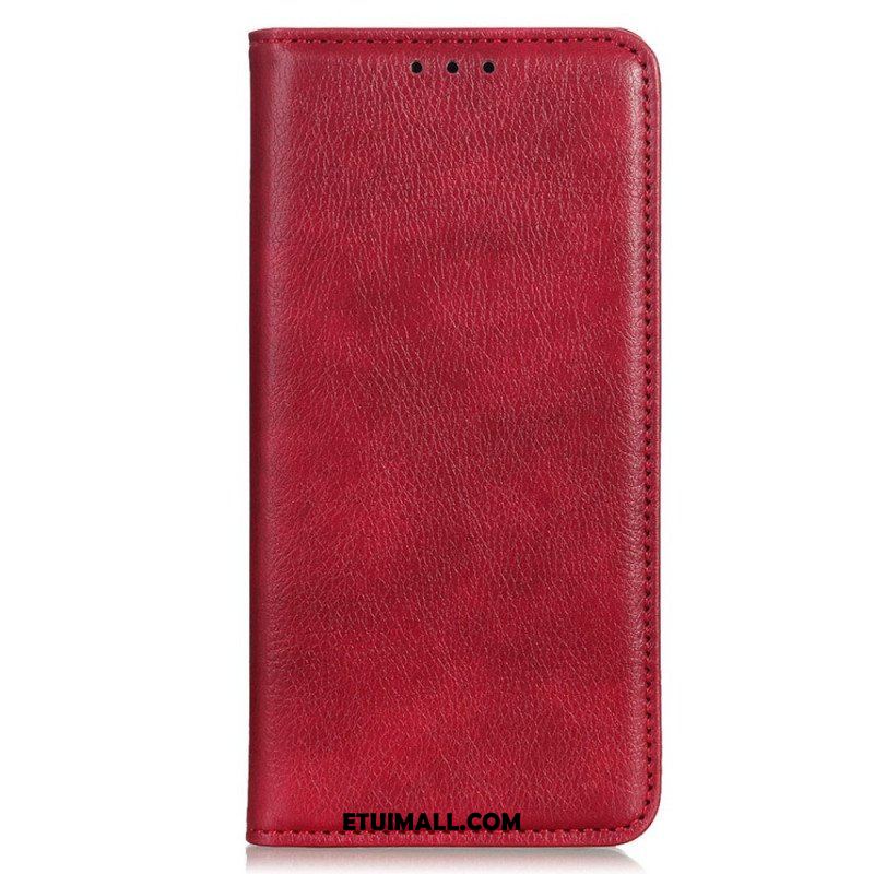 Etui Na Telefon do Xiaomi Redmi Note 11 Pro Plus 5G Etui Folio Matowa Skóra Dwoinowa