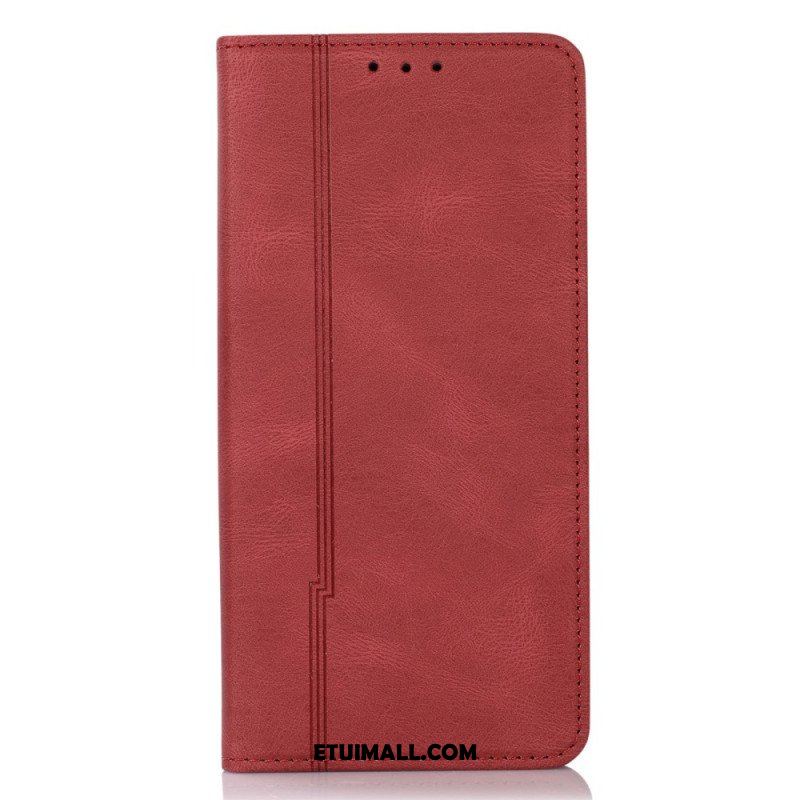 Etui Na Telefon do Xiaomi Redmi Note 11 Pro Plus 5G Etui Folio Stylowa Skórzana Linia