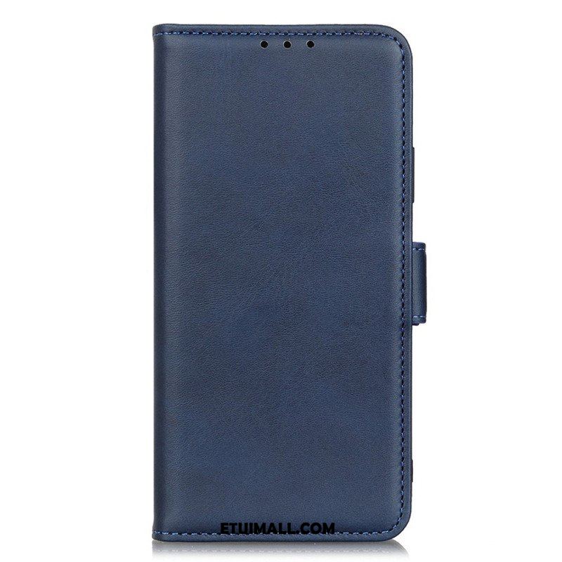 Etui Na Telefon do Xiaomi Redmi Note 12 4G Etui Folio Elegancka Dwoina Skórzana