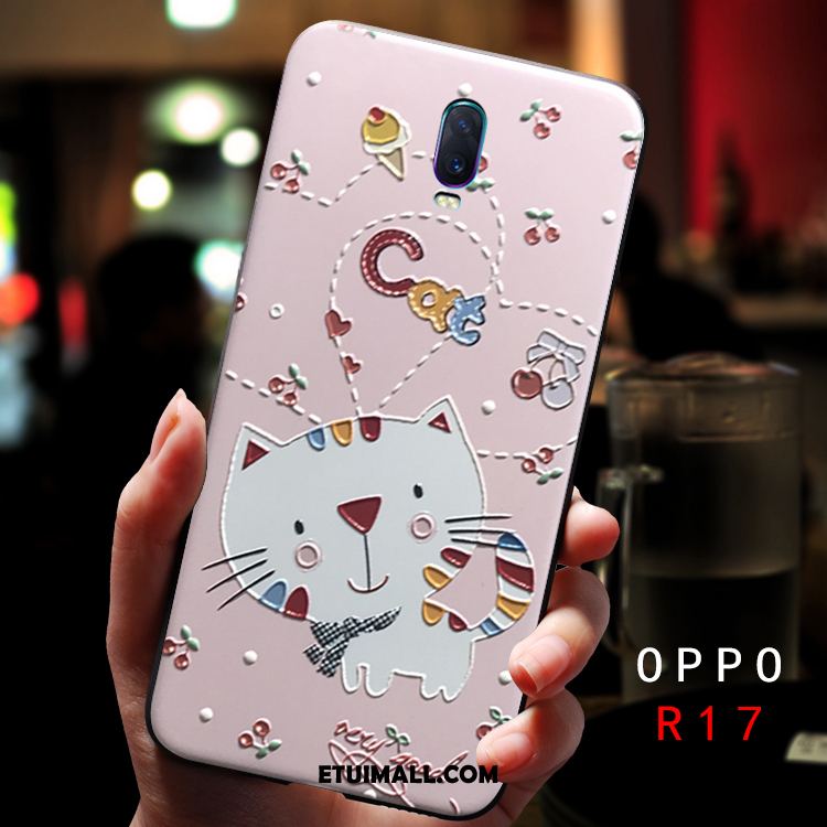 Etui Oppo R17 Telefon Komórkowy Relief Kreatywne Nubuku Trójwymiarowy Pokrowce Sprzedam