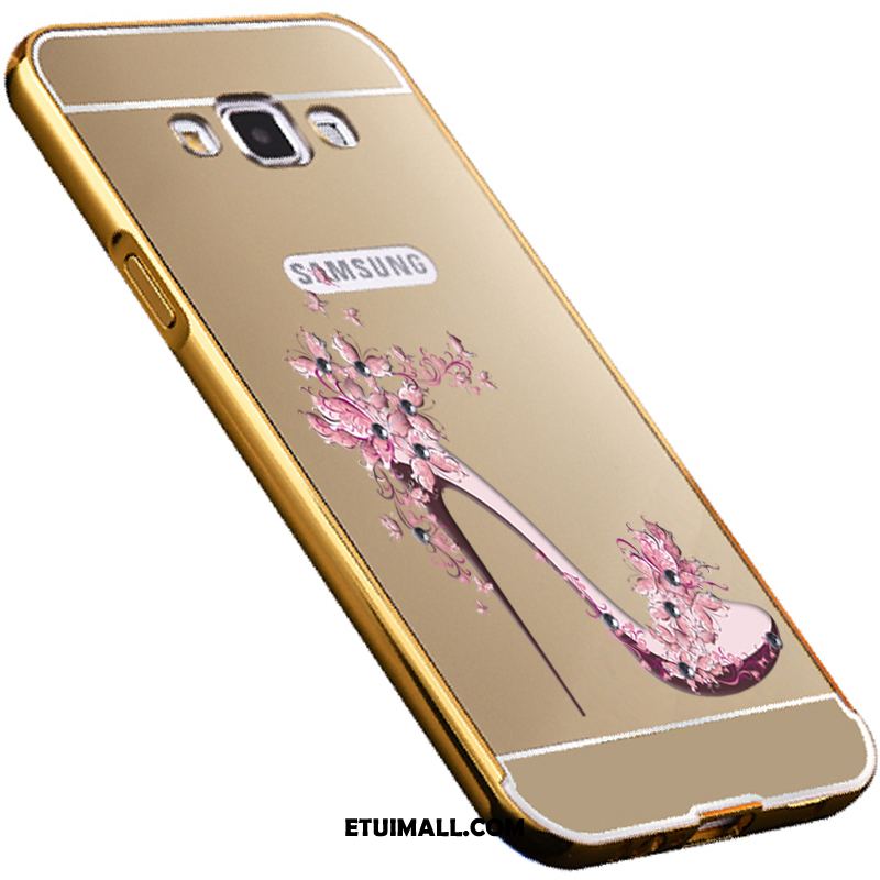 Etui Samsung Galaxy A8 Trójwymiarowy Relief Metal Lustro All Inclusive Futerał Online