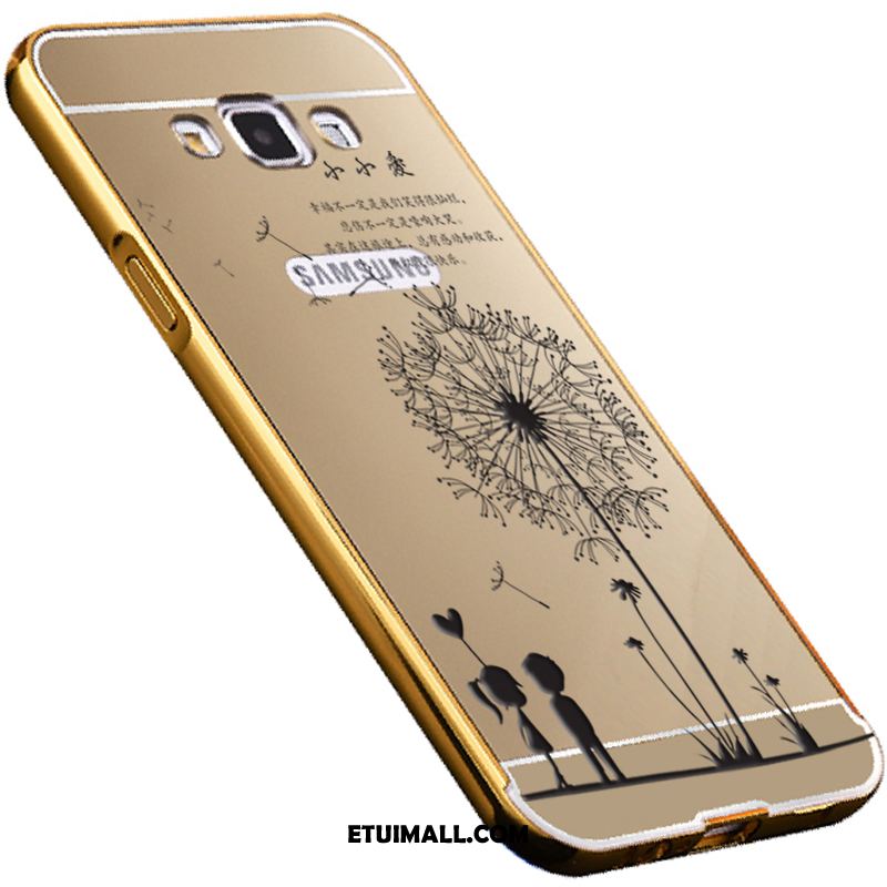 Etui Samsung Galaxy A8 Trójwymiarowy Relief Metal Lustro All Inclusive Futerał Online