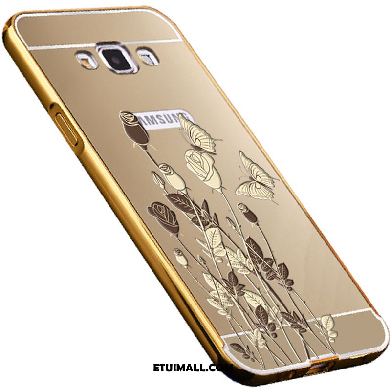 Etui Samsung Galaxy A8 Trójwymiarowy Relief Metal Lustro All Inclusive Futerał Online