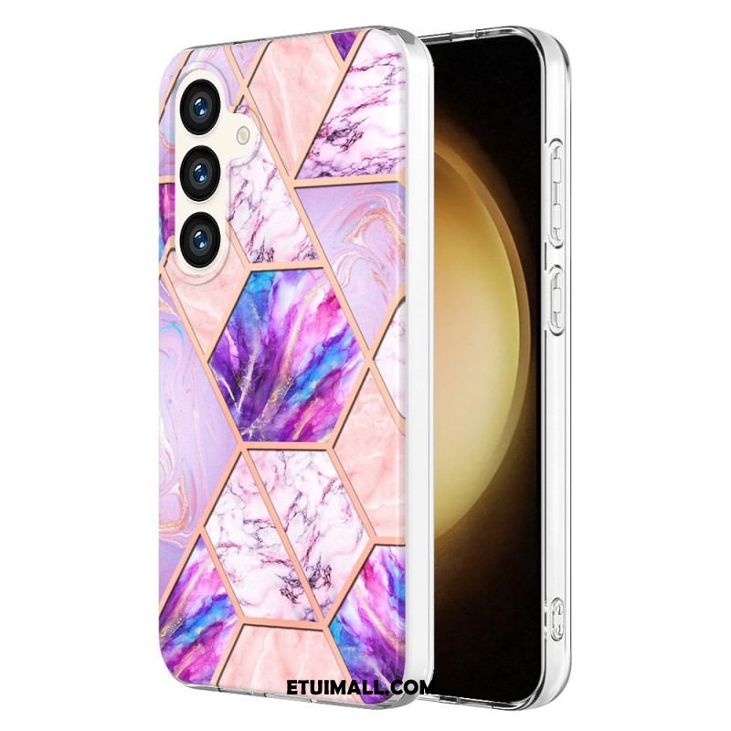 Etui Samsung Galaxy S24 5g Marmur Geometryczny