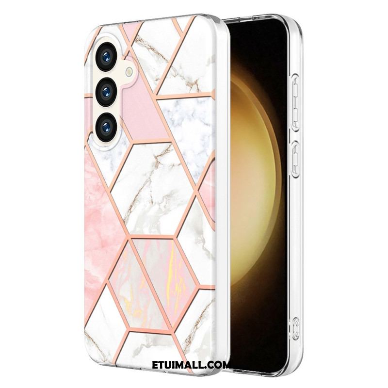 Etui Samsung Galaxy S24 5g Marmur Geometryczny