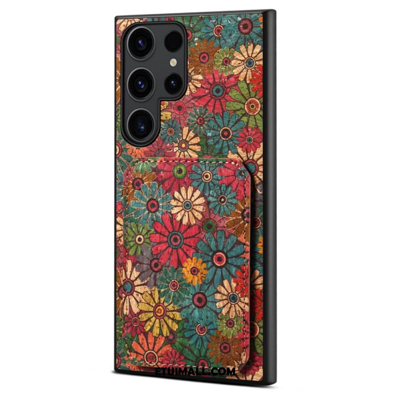 Etui Samsung Galaxy S24 Ultra 5g Z Etui Na Karty W Kwiaty