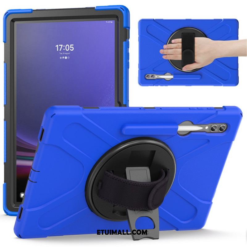 Etui Samsung Galaxy Tab S9 Ultra Potrójny Pasek Ochronny I Wsparcie