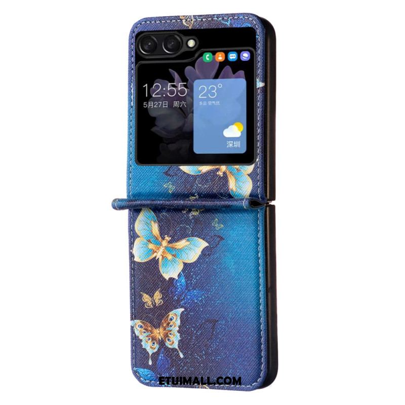 Etui Samsung Galaxy Z Flip 5 Motyle Etui Ochronne