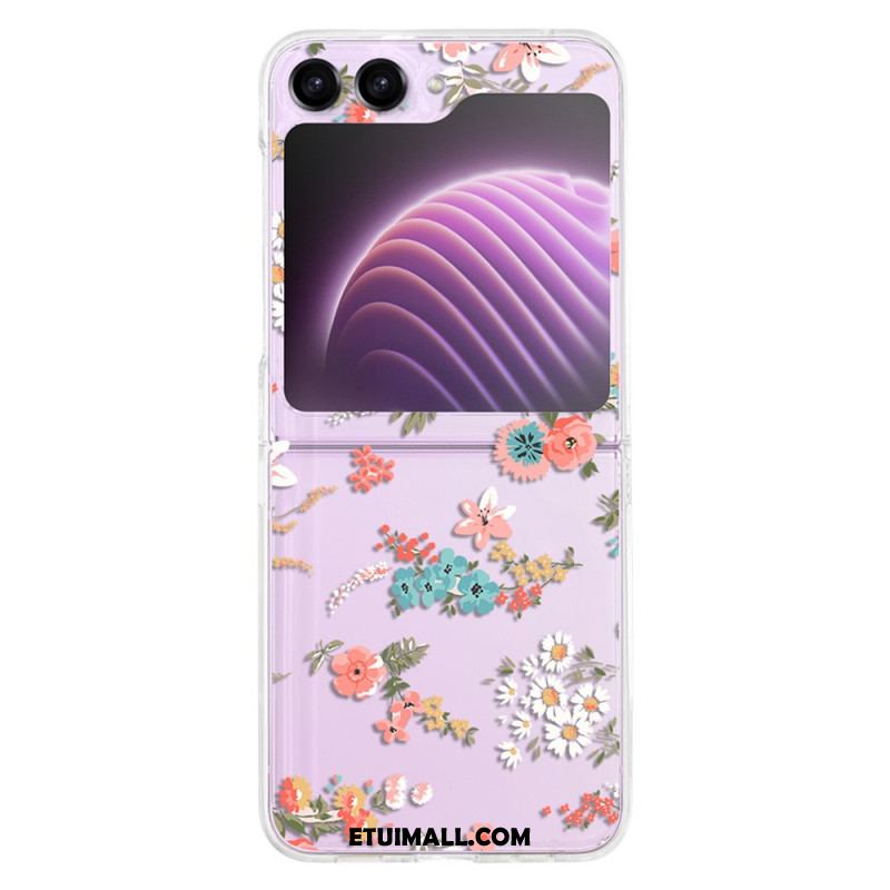 Etui Samsung Galaxy Z Flip 5 Przezroczyste Fleuretki