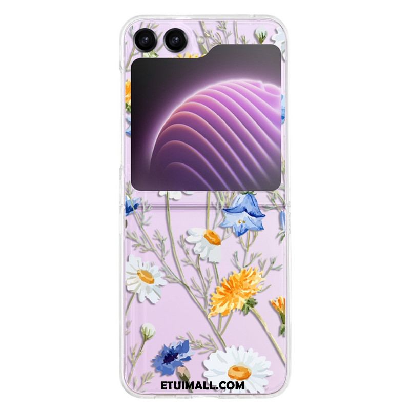 Etui Samsung Galaxy Z Flip 5 Przezroczyste Fleuretki