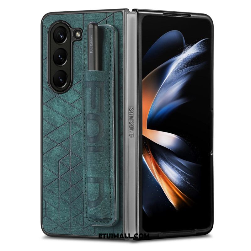 Etui Samsung Galaxy Z Fold 5 Uchwyt Na Rysik Z Paskiem Etui Ochronne