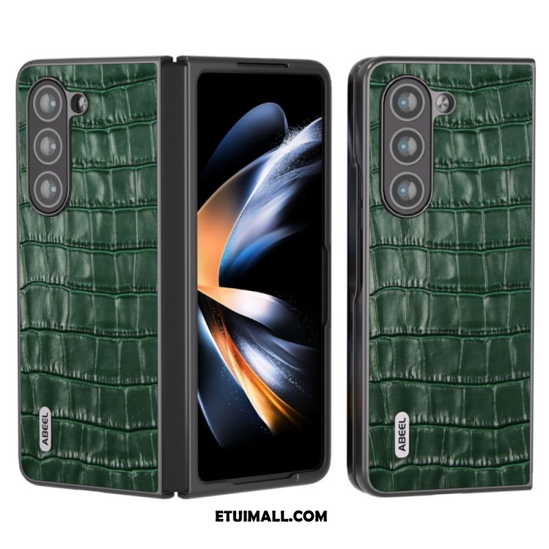 Etui Samsung Galaxy Z Fold 6 Tekstura Krokodyla Abeel