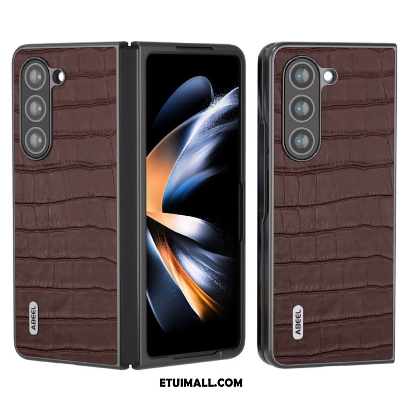 Etui Samsung Galaxy Z Fold 6 Tekstura Krokodyla Abeel