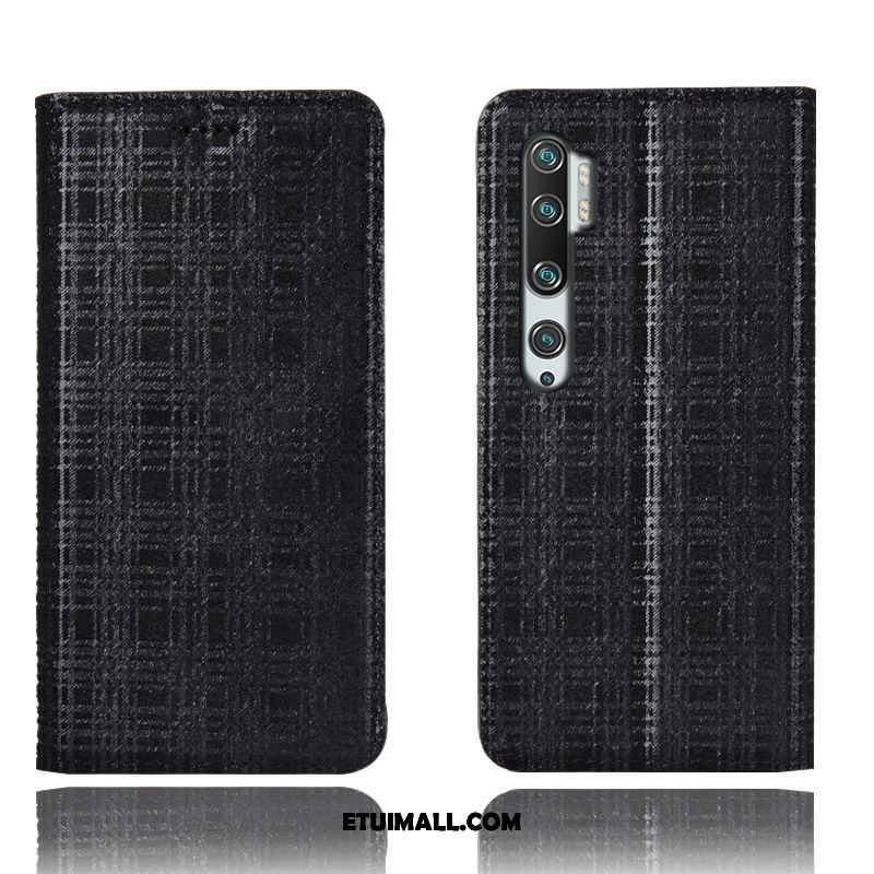 Etui Xiaomi Mi Note 10 All Inclusive Krata Aksamit Wzór Mały Obudowa Tanie