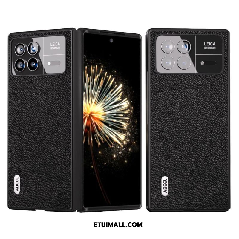 Etui Xiaomi Mix Fold 3 Tekstura Liczi Abeel