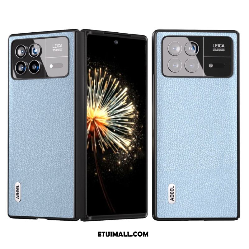 Etui Xiaomi Mix Fold 3 Tekstura Liczi Abeel