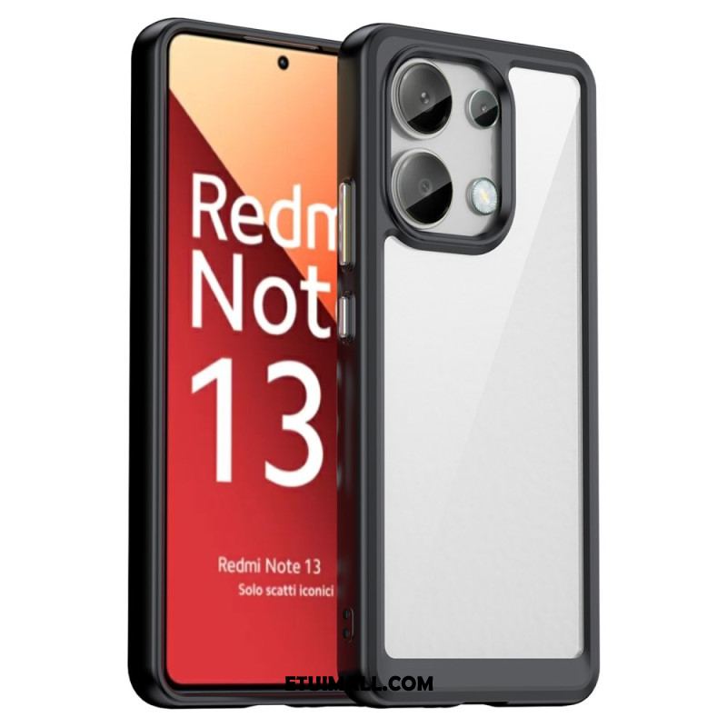 Etui Xiaomi Redmi Note 13 4g Hybrydowe Kolorowe Krawędzie Etui Ochronne