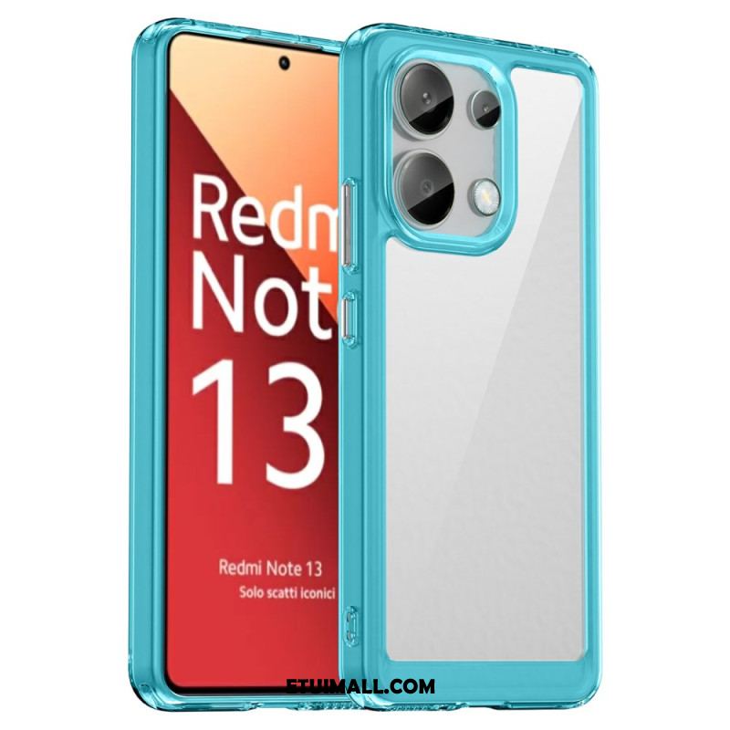 Etui Xiaomi Redmi Note 13 4g Hybrydowe Kolorowe Krawędzie Etui Ochronne