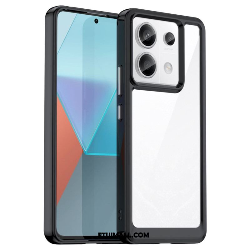 Etui Xiaomi Redmi Note 13 Pro 5g Hybrydowe Kolorowe Krawędzie Etui Ochronne