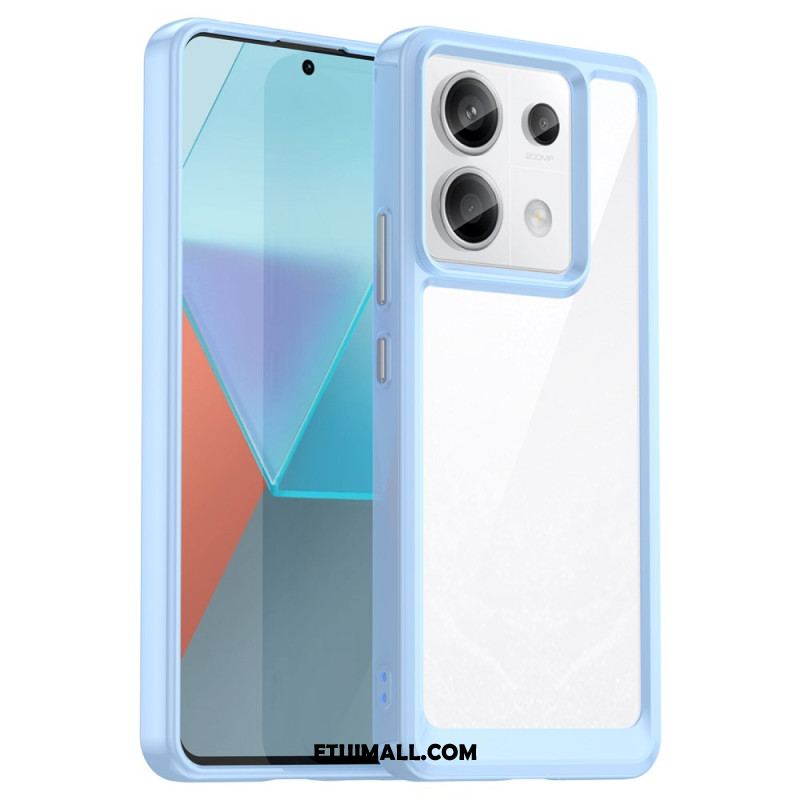 Etui Xiaomi Redmi Note 13 Pro 5g Hybrydowe Kolorowe Krawędzie Etui Ochronne