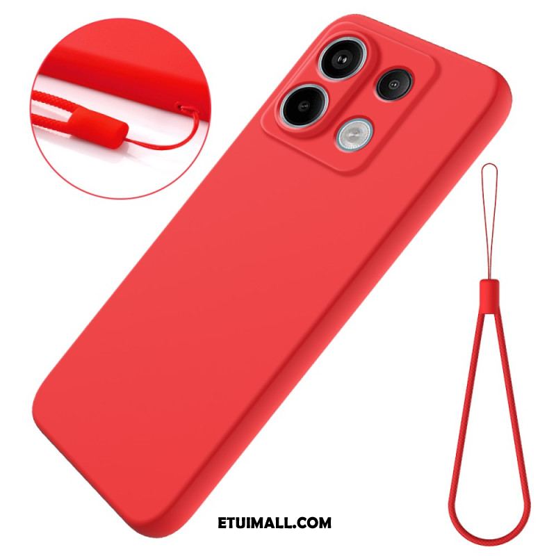 Etui Xiaomi Redmi Note 13 Pro 5g Pasek Z Płynnego Silikonu