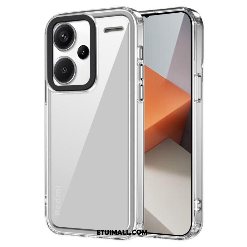 Etui Xiaomi Redmi Note 13 Pro Plus 5g Krawędzie W Stylu Przezroczystego Metalu