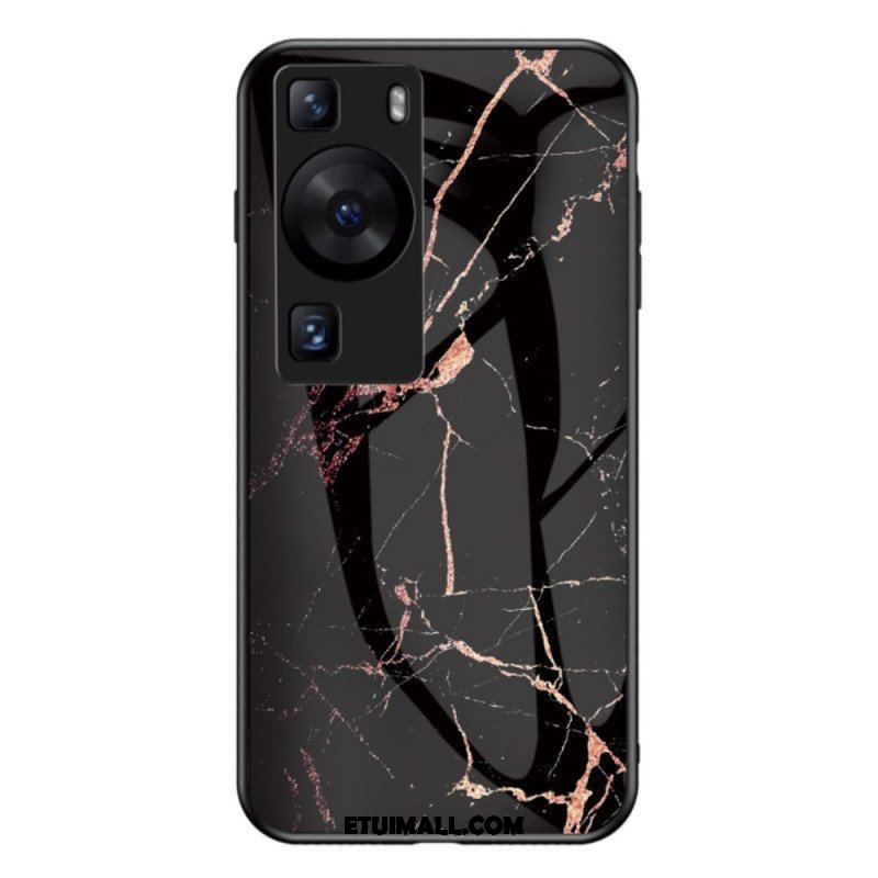 Etui do Huawei P60 Pro Marmurowe Szkło Hartowane