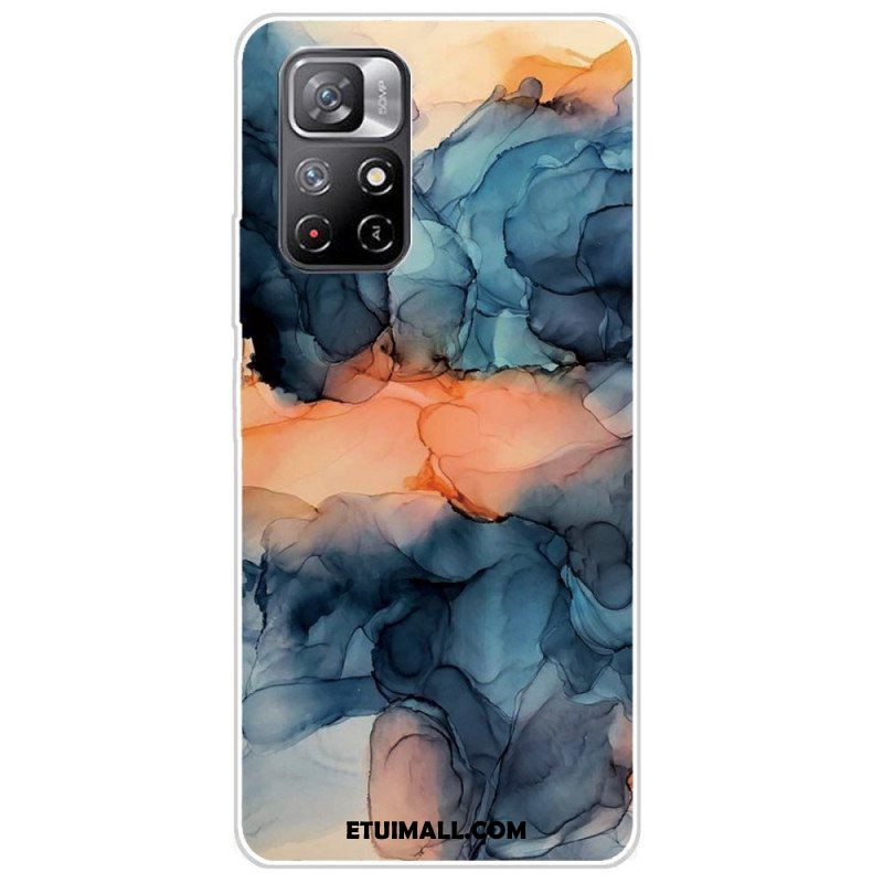 Etui do Poco M4 Pro 5G Kolorowy Marmur