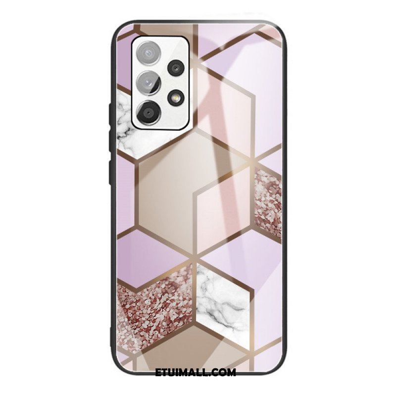 Etui do Samsung Galaxy A53 5G Geometria Marmurowe Szkło Hartowane