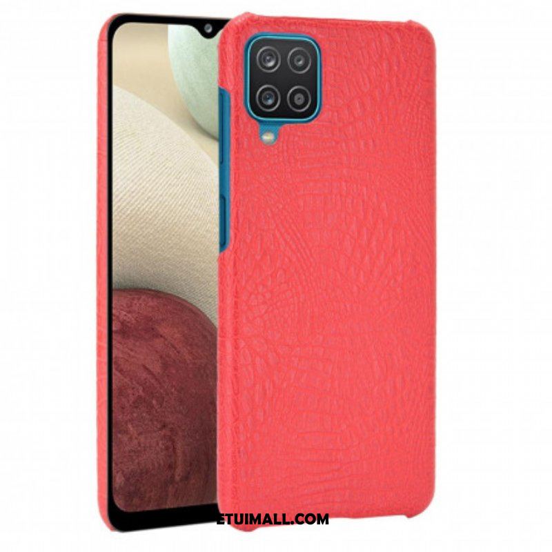 Etui do Samsung Galaxy M12 / A12 Efekt Skóry Krokodyla