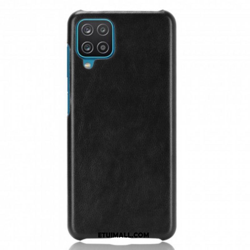 Etui do Samsung Galaxy M12 / A12 Efekt Skóry Liczi