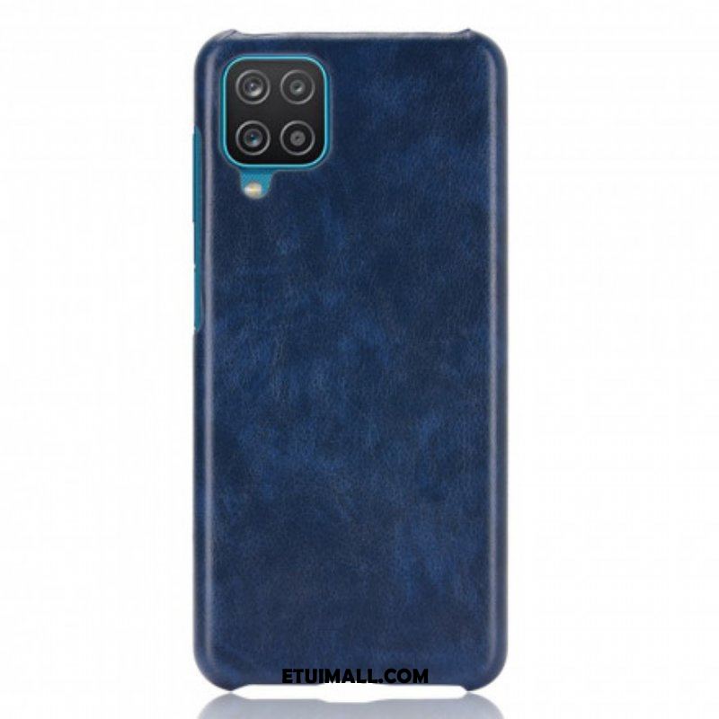 Etui do Samsung Galaxy M12 / A12 Efekt Skóry Liczi