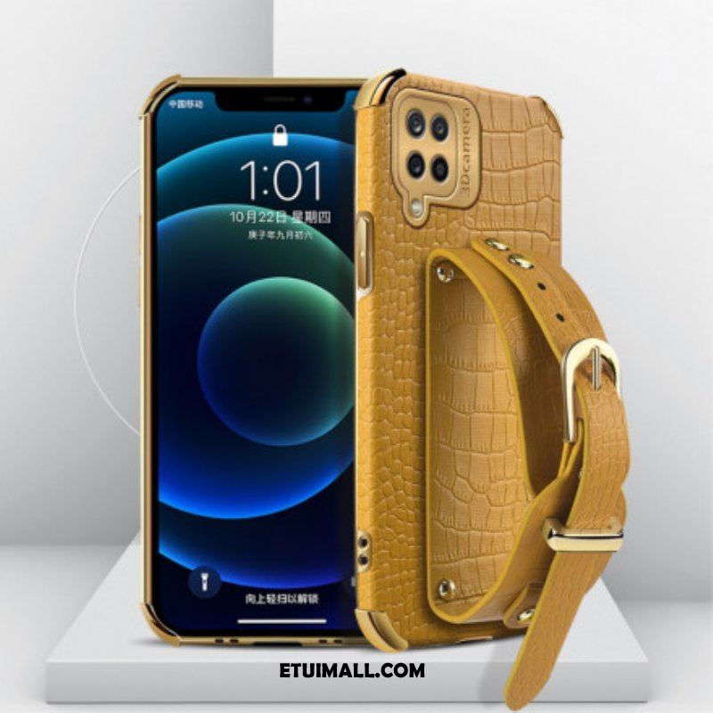 Etui do Samsung Galaxy M12 / A12 Pasek Krokodyla