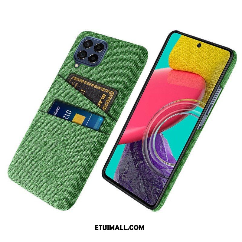 Etui do Samsung Galaxy M53 5G Posiadacz Karty Z Tkaniny