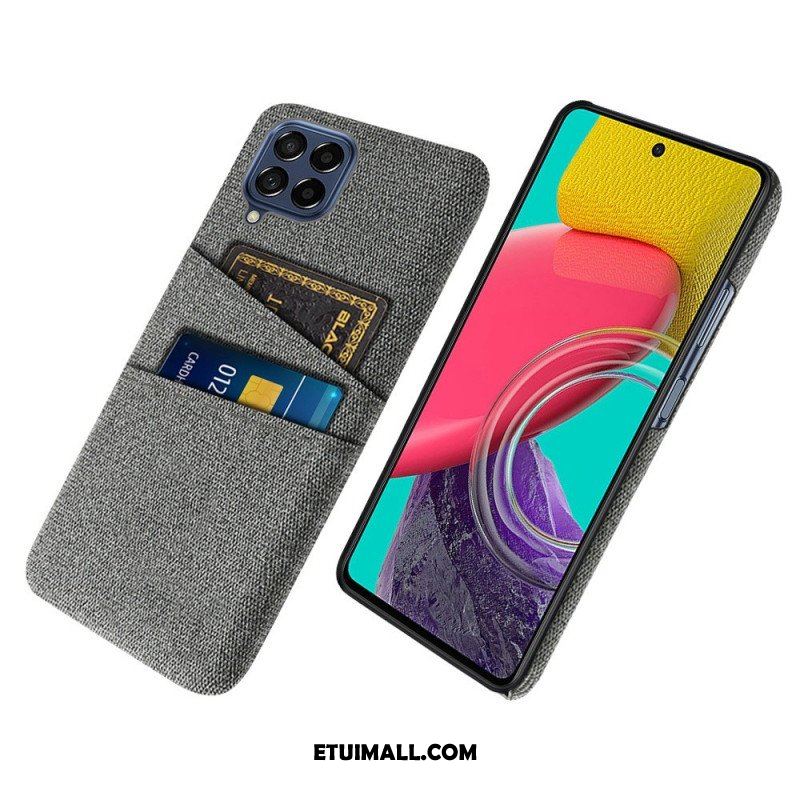 Etui do Samsung Galaxy M53 5G Posiadacz Karty Z Tkaniny