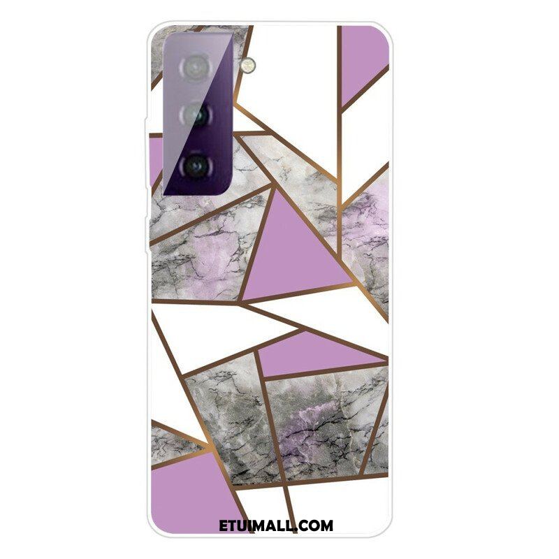 Etui do Samsung Galaxy S21 5G Geometryczny Marmur