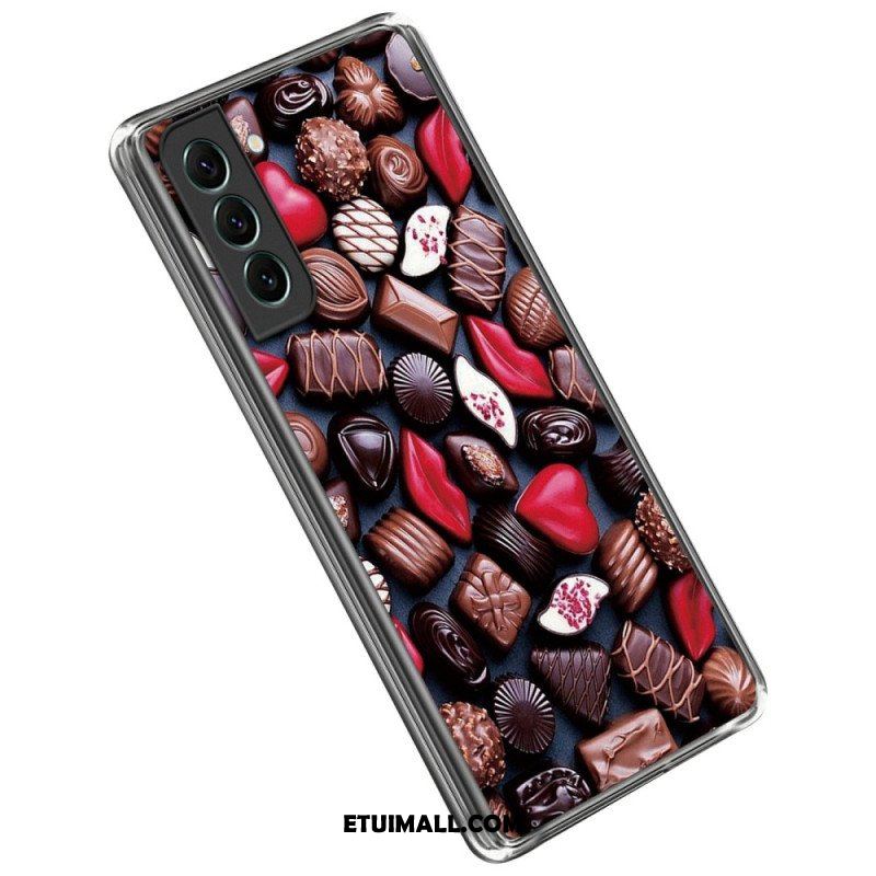 Etui do Samsung Galaxy S23 Plus 5G Elastyczna Czekolada