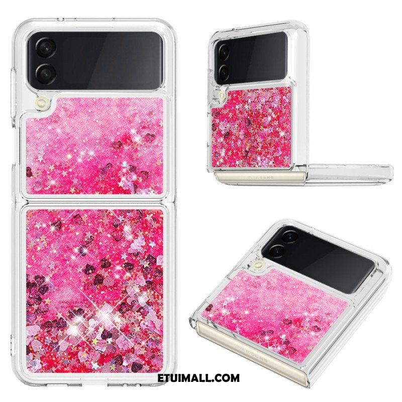 Etui do Samsung Galaxy Z Flip 4 Etui Folio Kolorowe Cekiny